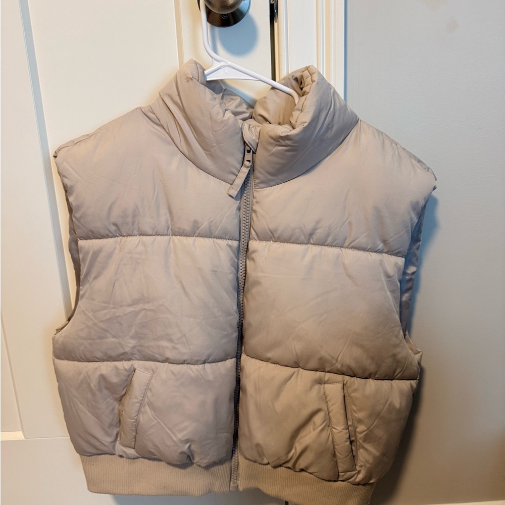 Aeropostale Kids Beige Puffer Vest